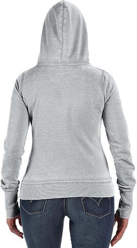 J. America Women's Ladies Zen Full Zip Hooded Sweatshirt in Saudi Arabia