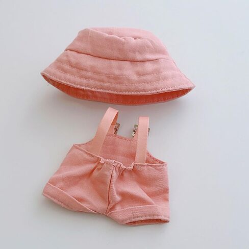17cm Clothes Set(NO Doll), Hat & Overalls Set for 17cm Accessories Suit, Cute Clothes for Dress up Unique Style, Stylish Clothes for Doll (Blue) in Saudi Arabia