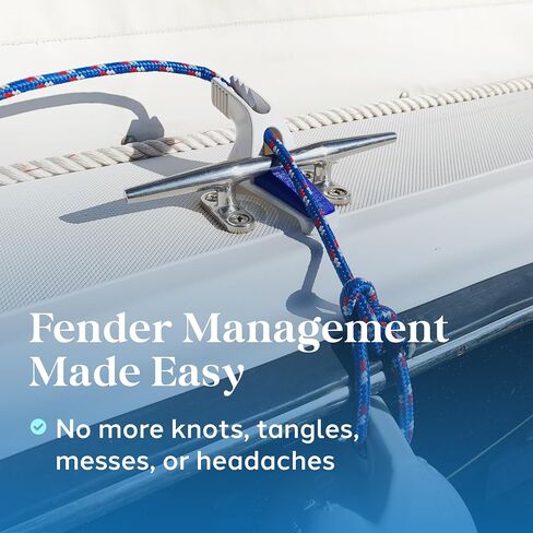 DL Fender Cleat Fender Adjuster - Effortless Fender Management with Versatile Boat Docking Tool - Multifunctional Fender Holder can be used as Boarding, Docking, or Rafting in Kuwait
