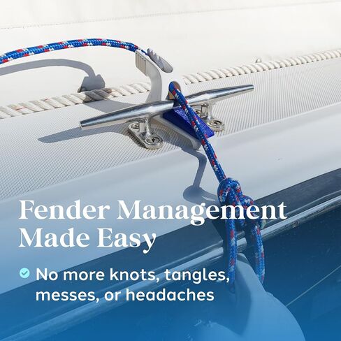 DL Fender Cleat Fender Adjuster - Effortless Fender Management with Versatile Boat Docking Tool - Multifunctional Fender Holder can be used as Boarding, Docking, or Rafting in Saudi Arabia