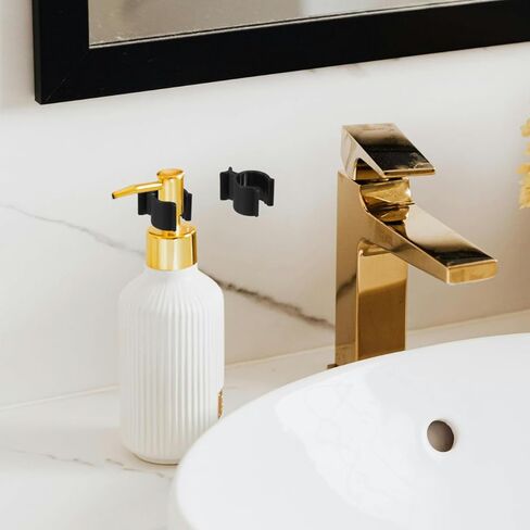 Cabilock 30pcs مقاطع قفل مضخة زجاجة البلاستيك - إكسسوارات مشبك تسربات للتسرب لتطهير زيت ، غسول ، زجاجات موزع الشامبو - سهلة الاستخدام ، أسود ، 0.78 × 0.59 × 0.47 بوصة in Kuwait