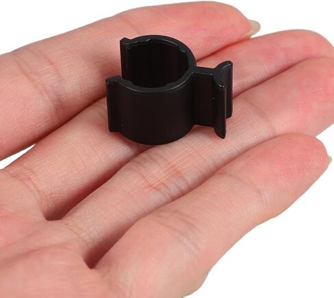 Cabilock 30pcs مقاطع قفل مضخة زجاجة البلاستيك - إكسسوارات مشبك تسربات للتسرب لتطهير زيت ، غسول ، زجاجات موزع الشامبو - سهلة الاستخدام ، أسود ، 0.78 × 0.59 × 0.47 بوصة in Kuwait