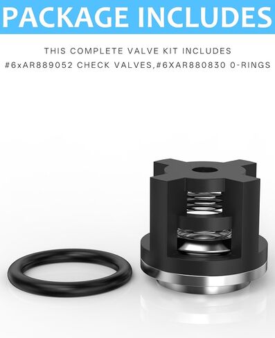 AR1828 Pressure Washer Pump Check Valve Kit – Replacement Valve Set with O-Rings for Annovi Reverberi 18mm RKV, RRV, XRC, XRCA Series – Compatible with 70-0179 Valve Kit in Saudi Arabia