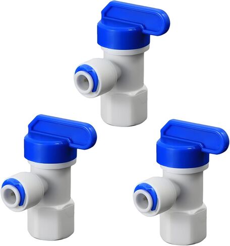 3/8" PE Hose OD Check Valve with Push-In Quick-Connect to Prevent Backflow for RO Reverse Osmosis Water Filter Plastic Fitting, Beverage Dispenser & Water Filtration/Purification Systems (3PCS) in Saudi Arabia