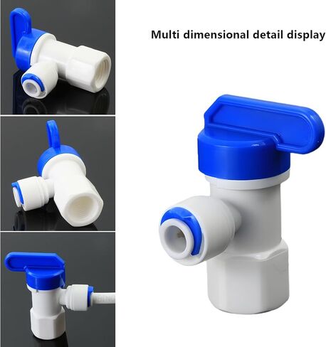 3/8" PE Hose OD Check Valve with Push-In Quick-Connect to Prevent Backflow for RO Reverse Osmosis Water Filter Plastic Fitting, Beverage Dispenser & Water Filtration/Purification Systems (3PCS) in Saudi Arabia