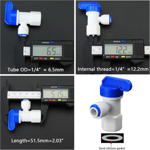 3/8" PE Hose OD Check Valve with Push-In Quick-Connect to Prevent Backflow for RO Reverse Osmosis Water Filter Plastic Fitting, Beverage Dispenser & Water Filtration/Purification Systems (3PCS) in Saudi Arabia
