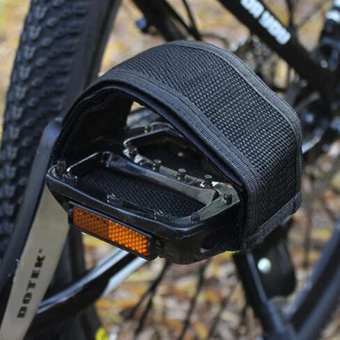 2 Pcs Black Beam Strap Pedal Straps Cycling Kids Bike Foot Pedal Straps Toe Clips Straps Tape for Fixed Gear Bike Pedals and Cleats Parts in Saudi Arabia