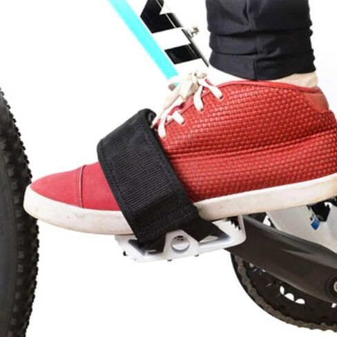 2 Pcs Black Beam Strap Pedal Straps Cycling Kids Bike Foot Pedal Straps Toe Clips Straps Tape for Fixed Gear Bike Pedals and Cleats Parts in Saudi Arabia