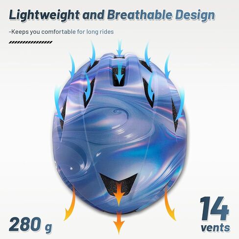 خوذة الدراجات للدراجات البالغين ، خوذات ركوب الدراجات للجنسين خفيفة الوزن للجنسين للرجال والنساء ، خوذة دراجة معتمدة من CPSC قابلة للتعديل in Kuwait