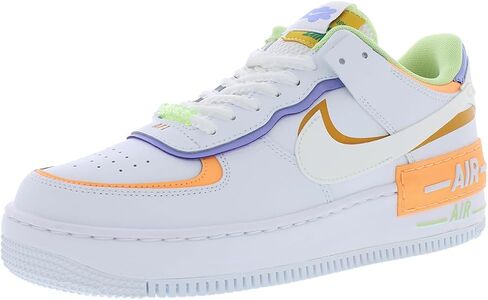 Nike Air Force 1 Shadow Women's Shoes (DZ1847-107 ، Sail/Glacier Blue/Coconut Milk/Armory Navy) Size 11 in Saudi Arabia