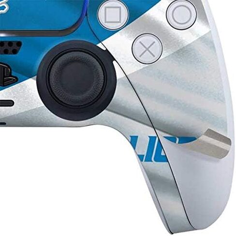 Skinit Decal Gaming Skin Compatible with PS5 Controller - Officially Licensed NFL Detroit Lions Black & White Design in Kuwait