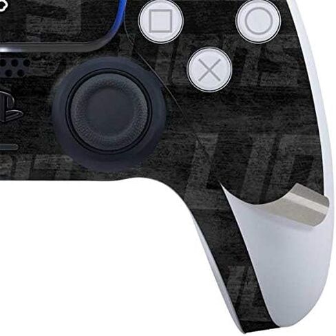 Skinit Decal Gaming Skin Compatible with PS5 Controller - Officially Licensed NFL Detroit Lions Black & White Design in Kuwait