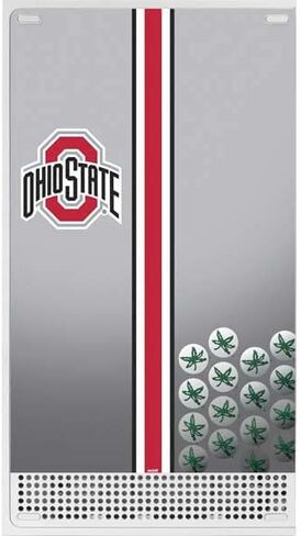Skinit Decal Gaming Skin Compatible with Xbox Series S Bundle - Officially Licensed Ohio State University Buckeyes Design in Saudi Arabia