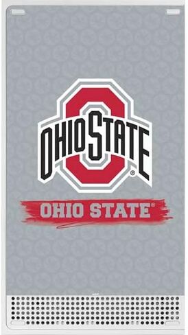 Skinit Decal Gaming Skin Compatible with Xbox Series S Bundle - Officially Licensed Ohio State University Buckeyes Design in Saudi Arabia