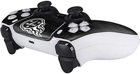 Skinit Decal Gaming Skin Compatible with PS5 Controller - Officially Licensed NFL Tennessee Titans Black & White Design in Kuwait