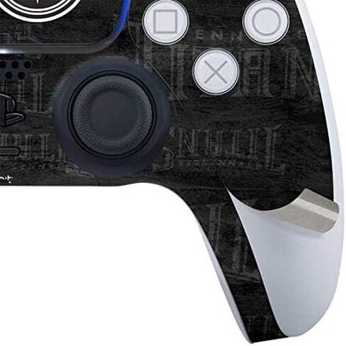 Skinit Decal Gaming Skin Compatible with PS5 Controller - Officially Licensed NFL Tennessee Titans Black & White Design in Kuwait