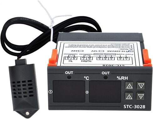 LED ترموستات رقمية لدرجة حرارة الحاضنة تحكم حرارة التتابع التدفئة التبريد 12V 24V 220V (STC-1000 110-220V) in Saudi Arabia