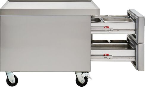 Kratos Commercial Refrigerator, Chef's Base/Equipment Stand, 2 Drawer, 36" W (67K-314) in Saudi Arabia