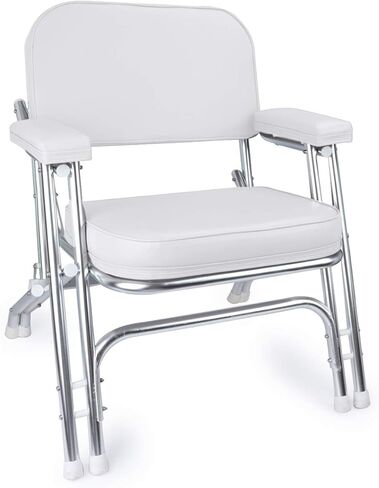 NORTHCAPTAIN D1 Premium Folding Deck Chair Boat Seat with Aluminum Frame in Kuwait