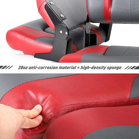 NORTHCAPTAIN Deluxe 52" Bass Boat Seat 3 PCS Folding Fishing Boat Seat,Stainless Steel Screws Included in Kuwait