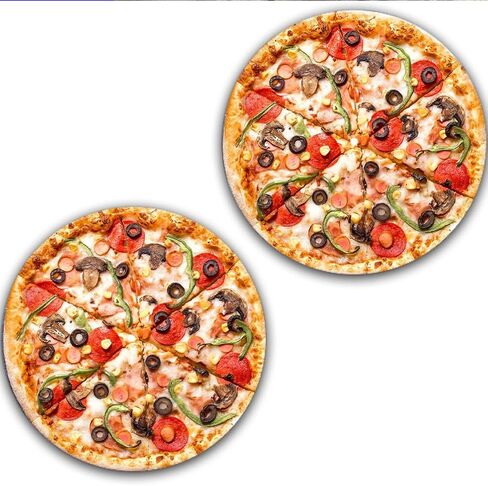 DJ One Pair Music Accessories Mushroom Pizza Scratch Pads 1200 Vinyl Memorabilia 12" inch Slip Mat Turntable Slipmat DJ Platter Pad x2 in Saudi Arabia