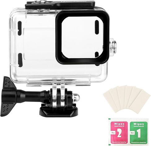 Aluminum Alloy Waterproof Diving Housing for DJI Osmo Action 3/4/5 Pro - 263FT/80M Underwater Case with Mount, Protective Dive Case Shell Compatible for Osmo Action 5 Pro Action 4 Action 3 in Kuwait