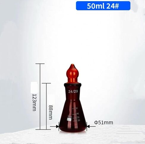 50-250 مل قارورة بنية مع سدادة زجاجية أرضية-قارورة ثلاثية البورسليكات عالية (150 مل 24-29) in Saudi Arabia