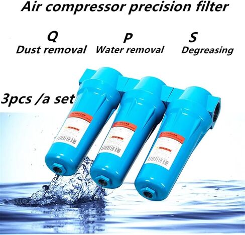 015 Q P S ملحقات ضاغط الهواء المضغوط مجفف مرشح للهواء precision QPSC 3/4 "فاصل مياه الزيت (اللون: 015p) in Kuwait