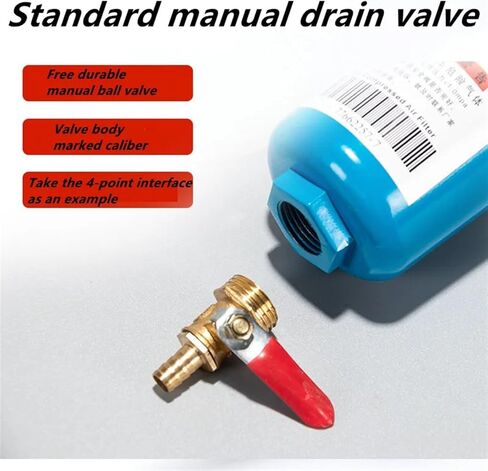 015 Q P S ملحقات ضاغط الهواء المضغوط مجفف مرشح للهواء precision QPSC 3/4 "فاصل مياه الزيت (اللون: 015p) in Kuwait