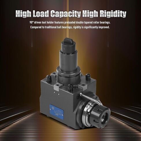 ZAC BMT Driven Tool Holder BMT45 Live Tool Block for CNC Lathe Milling Turret Machine BMT45-0°-ER25 External Clamping CNC Lathe Tool Holder with ER25 Sliding Nut(BMT45-0°-ER25) in Kuwait