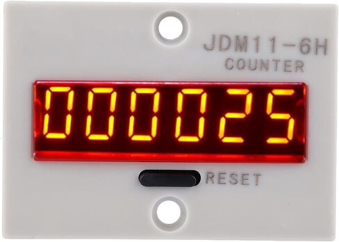 JDM11-6H LED Display Digital Counter, AC/DC24V 6 Digits Electronic Digital Display Counter Relay No Voltage Counter in Kuwait