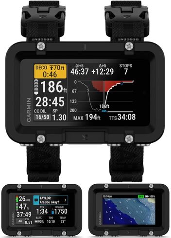 Garmin Descent X50i, Premium Dive Computer, 3" Touchscreen Display, 20 ATM Dive-Rated, Leakproof Buttons, Surface GPS, Dive Compass & Garmin Descent T2 Transceiver with Wearable4U Power Bank Bundle in Saudi Arabia