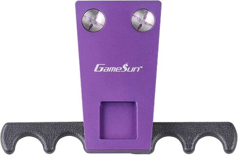 6 In 1 Portable Weighted Pool Cue Holder, chalk holder, billiard cue tip tool, Purple in Kuwait