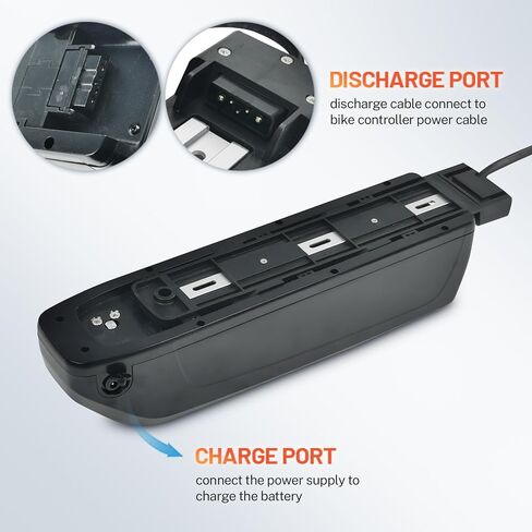 48v 14ah 15ah lithium ion ebike بطارية 48 فولت ملائمة لبطارية Rad pike e bike Rad external Hailong Electric Bike Pack مع شاحن (15 ، أمبير) in Saudi Arabia