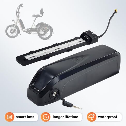 48v 14ah 15ah lithium ion ebike بطارية 48 فولت ملائمة لبطارية Rad pike e bike Rad external Hailong Electric Bike Pack مع شاحن (15 ، أمبير) in Saudi Arabia