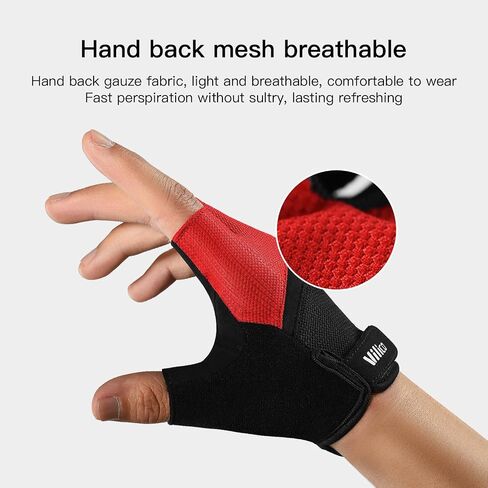 Fingerless Cycling Gloves for Men Women, Bike Gloves for Men Bicycle Accessories, Guantes para Bicicleta Hombre Guantes Ciclismo Hombre in Saudi Arabia