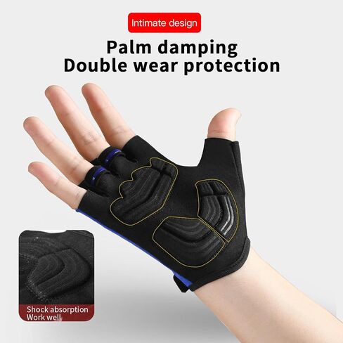 Fingerless Cycling Gloves for Men Women, Bike Gloves for Men Bicycle Accessories, Guantes para Bicicleta Hombre Guantes Ciclismo Hombre in Saudi Arabia