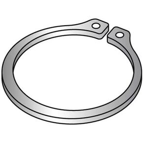 External Retaining Ring, Steel Plain Finish, 1-7/8 in Shaft Dia, 25 PK, Mfr: U36000.187.0001-A in Saudi Arabia