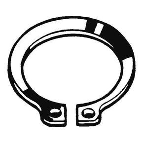 External Retaining Ring for Shaft, Steel Plain Finish, 17 mm Shaft Dia, 50 PK, Mfr: M36000.017.0001-A in Saudi Arabia