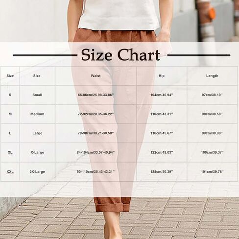 Women's Straight Leg Casual Pants Summer Lightweight Elastic High Waist Lounge Beach Palazzo Trousers with Pockets in Kuwait