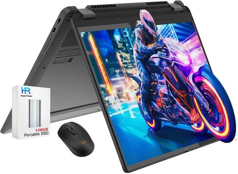 Lenovo - Chromebook Duet 5-13.3" OLED Touch Screen Tablet - 8GB Memory - 128GB SSD - with Keyboard - Abyss Blue in Saudi Arabia