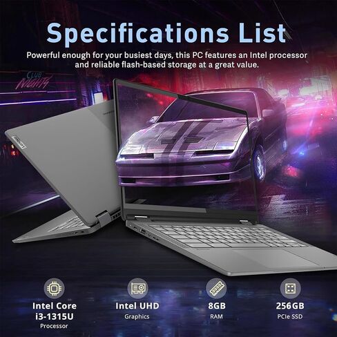 Lenovo - Chromebook Duet 5-13.3 "OLED Touch Screen Tablet - ذاكرة 8 جيجابايت - 128 جيجابايت SSD - مع لوحة المفاتيح - Abyss Blue in Saudi Arabia