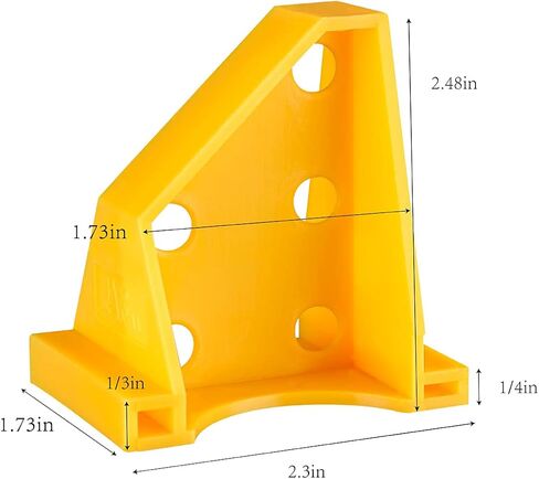 Upgraded Flooring Spacers Kit with 1/4" & 1/3" Gap, Wood Floor Install Tool for Laminate, Vinyl Plank, Floor Installation (1/4‘’ Gap+1/3‘’ Gap, Yellow, 20) in Saudi Arabia