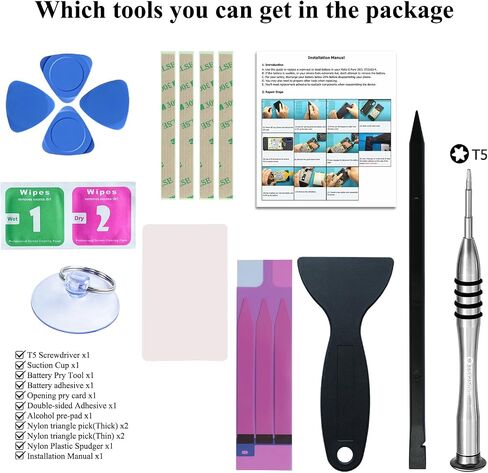 for Moto G Power 2021 Battery Replacement Kits (New Upgraded) Compatible with Moto G Power 2021 Model XT2117 All Model with Manual and Repair Tool Kits in Kuwait