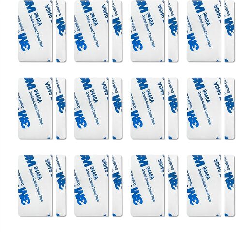Replacement Adhesive for GE Personal Security Window and Door Alarm, Double Sided Adhesive Pads, Easy Installation(12 Sensor and 12 Magnet Pads) in Kuwait