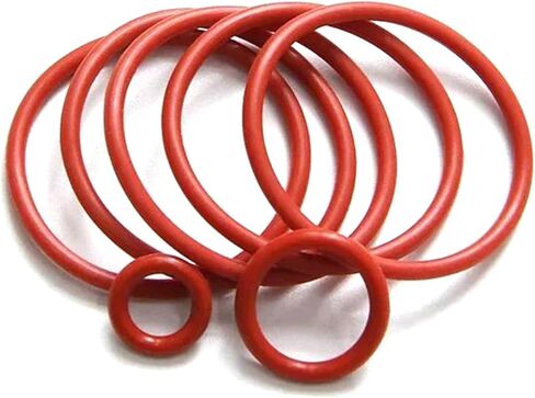 20 pcs vmq o ختم حلقة ، 4 مم × 17mmx25mm ، حشية مطاطية حمراء (4mmx20mmx28mm) in Kuwait