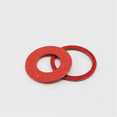 100/1000pcs M2-M20 الورق الفولاذ الأحمر العازلة عزل الغسالة المسطحة عزل حلقة الطوق in Kuwait