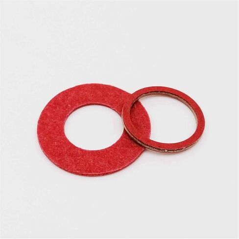 100/1000pcs M2-M20 الورق الفولاذ الأحمر العازلة عزل الغسالة المسطحة عزل حلقة الطوق in Kuwait