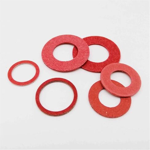 100/1000pcs M2-M20 الورق الفولاذ الأحمر العازلة عزل الغسالة المسطحة عزل حلقة لوحات الطوق in Saudi Arabia