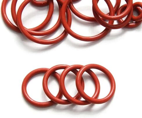 10 Pcs Vmq O Ring Seal, 5mmx57mmx67mm, Red Rubber Gasket(5mmx44mmx54mm) in Saudi Arabia